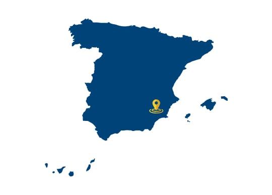 Mapa España Murcia